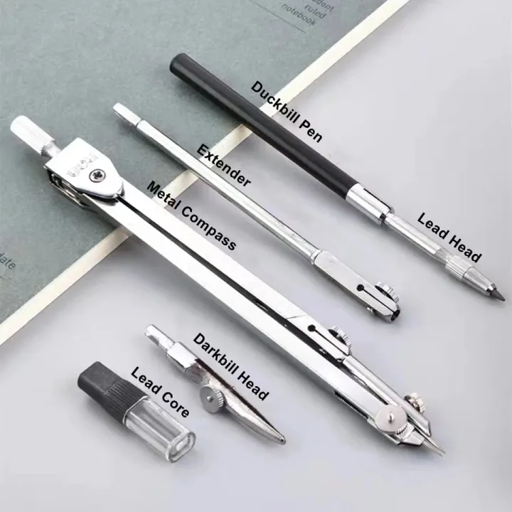 Stainless%20Steel%20Drafting%20Set%20Durable%20Drawing%20Compass%20Math%20Geometry%20Circles%20Tool%20School%20Supplies%20Amour%20zii%20-%20Image%204
