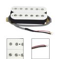 2pcs Electric Guitar Humbucker Pickups Alnico V Pickup White - Neck & Bridge.