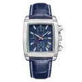 Hot selling Megir Men's Watch Fashion Light Retro Multi functional Timing Square Genuine Leather Men's Watch 2028.