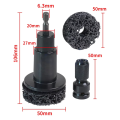 Wheel Hub Rust Removal Brush Brake Hub Brake Disc Rust Removal Tool for Car Wheel Stud Cleaner Burnishing.