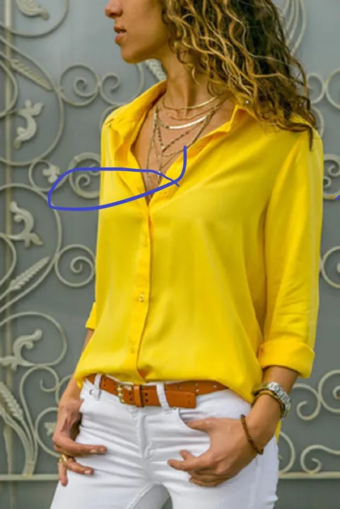 Women%20Fashion%20V%20Neck%20Button%20Work%20Office%20Blouse%20Shirt%20Female%20Chiffon%20Blouse%20-%20Image%203
