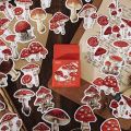 46 pcs/box Mushroom collection Decorative Stickers Scrapbooking diy Stick Label Diary Stationery Album Journal Sticker.