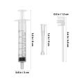 Perfume Syringe Pump Refill Dispenser Liquid Transfer Tool Bottle Essential Measure Oil Adapter Clear Perfume DispensingCylinder.