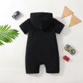 Baby Boys Casual Yes I Know I Look Like My Daddy Short Sleeve Hooded Romper Jumpsuit Clothes.