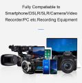 DSLR MIC Video Microphone Cardioid Shotgun Presentation Mic for iPhone Android Smartphone Canon Nikon Sony Consumer Camcorder PC.
