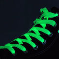1 Pair white Luminous Shoelaces Flat Sneakers Canvas Shoe Laces Glow In The Dark Night Color Fluorescent Shoelace 120cm. 