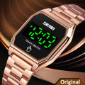 SKMEI 1679 Digital Stainless Steel Water Resistant Touch Screen Watch For Men.