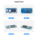 For Banana Pi - Zero Development Board+Case Allwinner H618 4G LPDDR4 32G EMMC 2.4G/5G WIFI BT4.2 Motherboard.