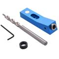 KOGEEK Mini Pocket Hole Jig Set System Woodworking Hole Punch Locator. 