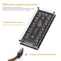 5V 3 pin ARGB Cable Splitter Hub ASUS AURA SYNC RGB Fan Hub Adapter SATA Power Extension Cable Adapter for PC RGB Fan Cooler.