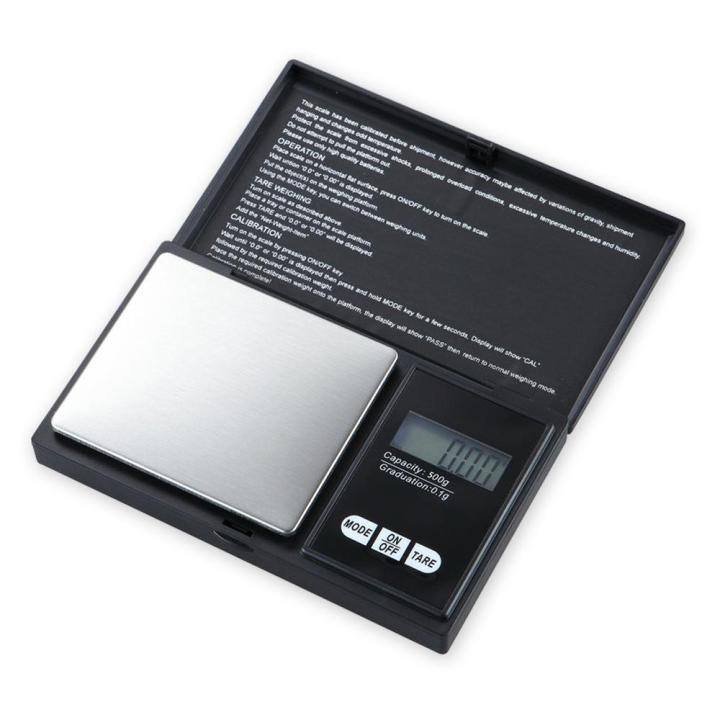 niceEshop Weigh Gram Scale Digital Pocket Scale,100g--1kg by 0.01g,Digital Grams Scale, Food Scale, Jewelry Scale Black, Kitchen Scale