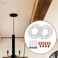 Light Fixture Mounting Bracket Mount Wall Light, Chandelier Iron, Ceiling Light ,Pendant Light, Lightweight ,Crossbar Plate with Screw.