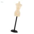 7x1/12 Scale Doll House Miniature Mannequin Model Display Stand Decor Gold. 