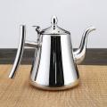 Stainless Steel KashiTeapot SilverWith Infuser Tea Filter Coffee Tea Kettle Water Kettle Drinkware (Ee-1 Ltr). 