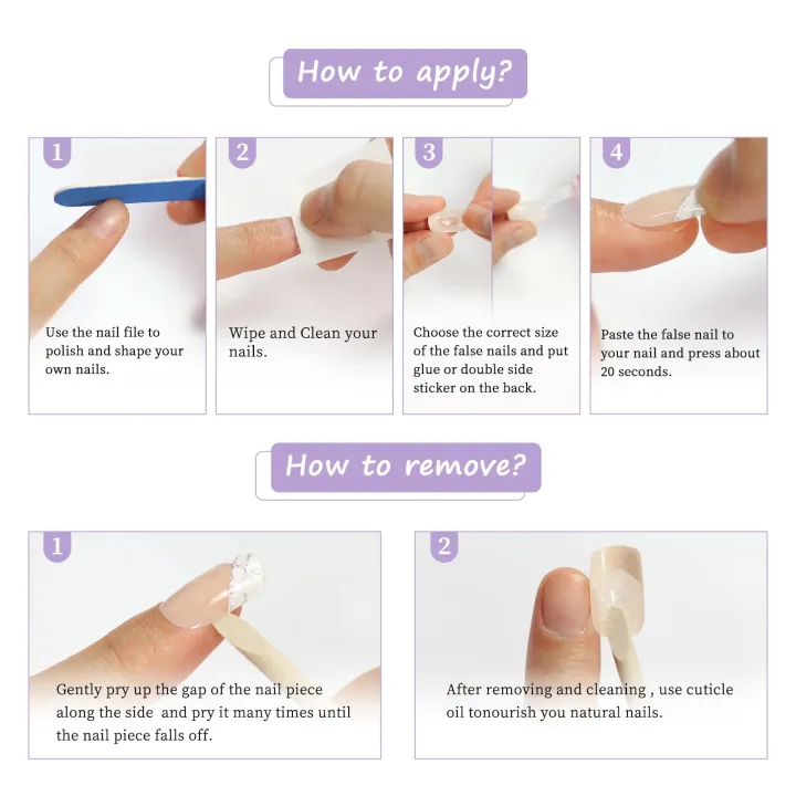 French%20Style%20Nails%20Natural%20Nude%20White%20Tip%20Glossy%20Press%20On%20Fingernails%20Nails%20Art%20Manicure%20Set%20Beauty%20Many%20Style%20for%20Choose%20-%20Image%206