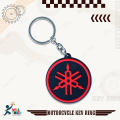 YAMAHA logo PVC Keychain Key ring Red Rubber Motorcycle Bike Car Collectible Gift New. 