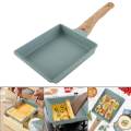 Tamagoyaki Pan Frying Pan Nonstick Pancake Pan for Induction Hob Stove Gas Household Kitchen Cookware. 