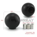 Mugen 5 Speed Car Shift Gear Head for HONDA Civic Fit City CRV Series Car Styling Modified Gear Shift Knob-Set - Black. 