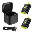 Telesin Dual Battery with Charger set for Gopro hero 9/10/11. 