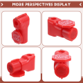 100pcs 6mm Plastic Anti-Theft Locks Unlock Device Retail Shop Supermarket Peg Hook Stop Lock Pegboard Hook Lock. 