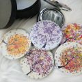 ( 1pc ) Random Folding makeup mirror Mini portable vanity mirror Double sided mirror Makeup small mirror Makeup tool. 
