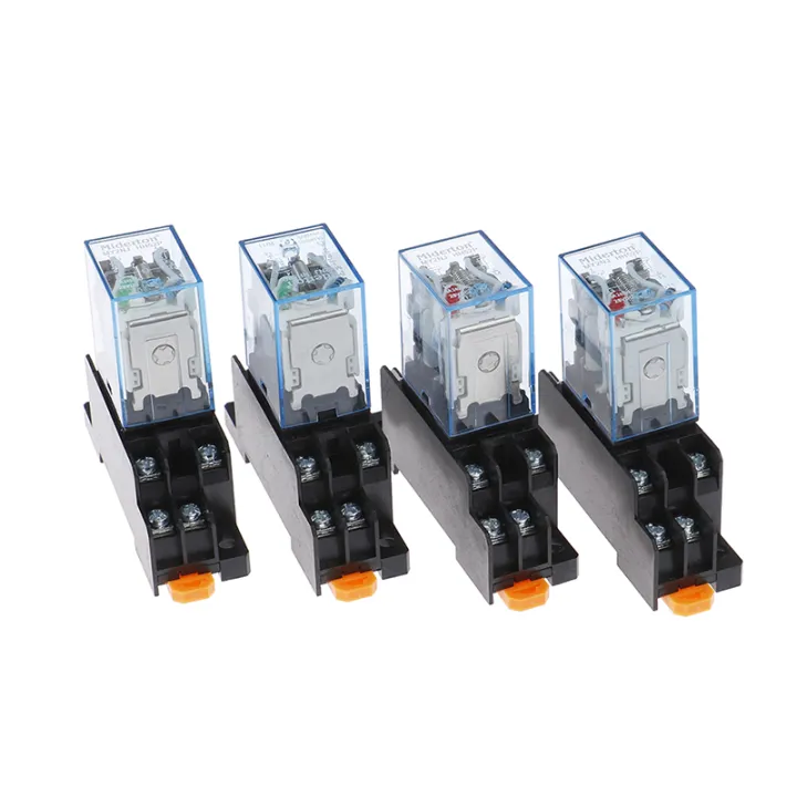AC220V%2012VDC%2024VDC%2024VAC%205A%208PIN%20Coil%20Power%20MY2N-J%20Relay%20HH52P%20With%20Socket%20Base%20Eatop%20-%20Image%202