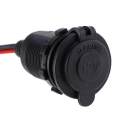 12/24V 5A DC female car lighter socket plug connector adapter.