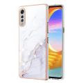 Casing for LG Velvet 5G Ultra-Thin Marble Pattern Hybrid Hard Back Soft TPU Bumper Protective Case Cover. 