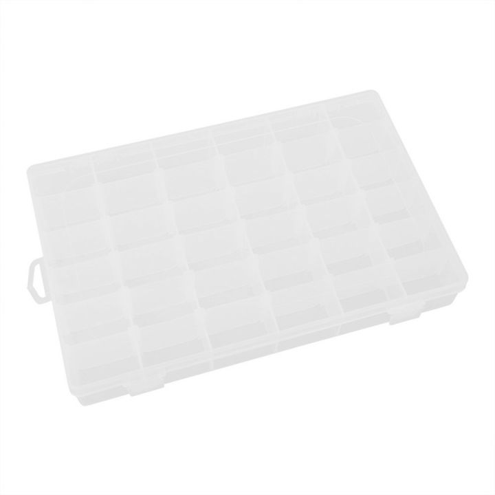 36%20Grids%20Plastic%20Organizer%20Box%20Clear%20Beads%20Storage%20Container%20Jewelry%20Box%20with%20Adjustable%20Dividers%20for%20Thread%20Craft%20-%20Image%202