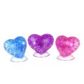 Kids 3D Crystal Puzzle Jigsaw Toys Building Blocks Assemble Heart Model Kits Home Decoration Gift Montessori Early Education Toy. 