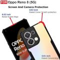 For Oppo Reno 8 5G Protective Black Border Crystal Clear Xundd Mobile Back Case Cover.