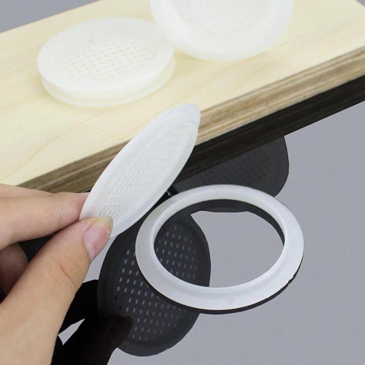 4pics Plastic air vent decorative cover 60mm Round Louver Mesh Hole plug Closet shoe Cabinet furniture grille ventilation systems