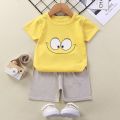 Toddler Baby Boys Girls Summer Clothing Suit Newborn Kids Cartoon Short Sleeve T-shirts+shorts 2pcs Children's Tracksuits Sets.