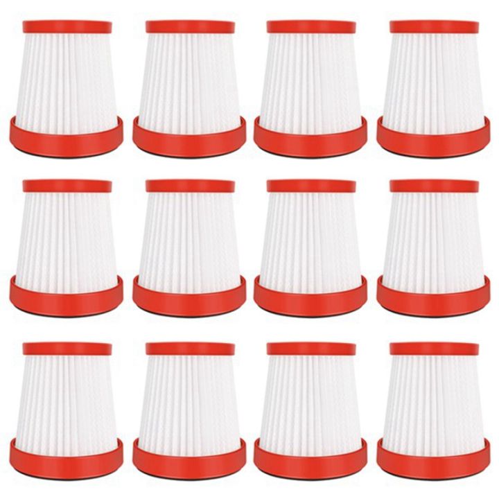 12Pcs Replacement Filter for Deerma VC01 Handheld Vacuum Cleaner Accessories HEPA Filters Home Aspirator Parts