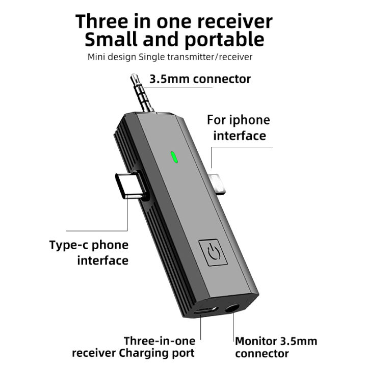 3%20In%201%20Wireless%20Lavalier%20Microphone%20Intelligent%20Noise-Reducing%20Mic%20For%20iphone%20Type-C%203.5mm%20Jack%20Smartphone%20SLR%20Camera%20PC%20-%20Image%206