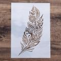 Stencil for Wall & Fashion Painting Template 10in by 8in..