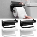 Toilet Paper Holder Tissue Rack Plastic Tissue Phone Towel Holder Home Bathroom Paper Roll Storage Shelf Bathroom Accessories.