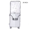Luggage Cover Clear PVC Suitcase Cover for Carry on Luggage LX9F. 