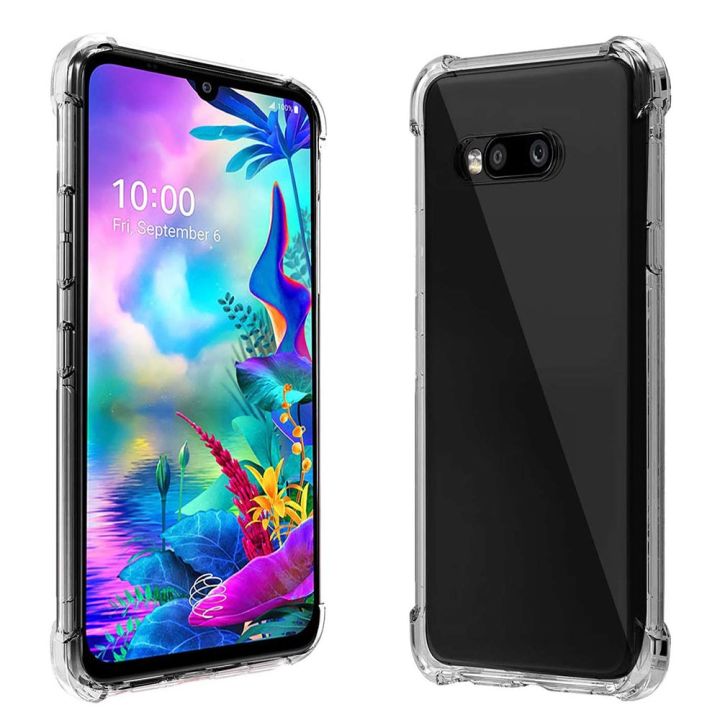 For LG G8X Thinq Case Airbag Super Protection Soft Clear Back Cover For LG V50S Thinq Phone Cases