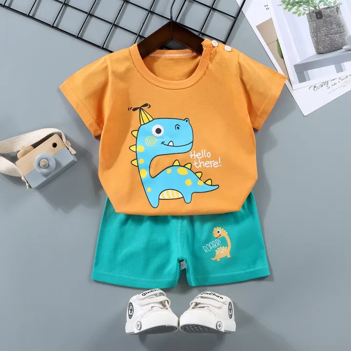 Summer%20Children's%20Clothes%20Baby%20Boy%20T-Shirt+Pant%202Pcs/Set%20Kids%20Cartoon%20Short%20Sleeve%20Suit%20Toddle%20Girl%20Clothes%20Suit%20Baby%20Outfit%20Set%20-%20Image%206