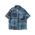 Bandana Shirt Men Women Streetwear Shirt Paisley Shirts Hip Hop Short Sleeve Shirt Beach Male Clothing Harajuku 2022 Summer.