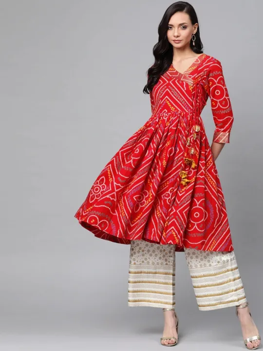 Womens%20AC%20Cotton%20Printed%20Readymade%20Kurti%20with%20Pure%20Butterfly%20Palazzo%20Free%20Size%20Set%20-%20Image%202