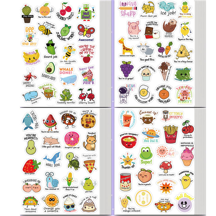 80PCS Punny Teacher Stickers for Students Funny Teacher Reward Stickers for Kids Classroom Supplies Motivational Potty Training Stickers Cute Incentives Stickers for Kids Toddlers School Home