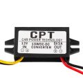 CPT-UL-1 DC/DC Converter Regulator 12V To 5V 3A 15W Car Led Display Power -Black. 