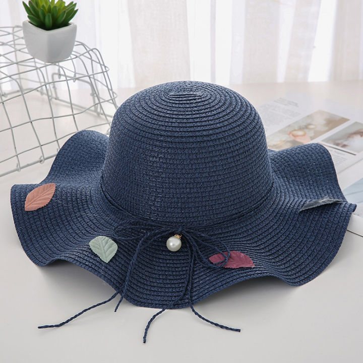 New%20Sun%20Hat%20Ladies%20Summer%20Beach%20Big%20Brimmed%20Straw%20Hat%20Seaside%20Vacation%20Sunshade%20Sunscreen%20Foldable%20Dome%20Straw%20Hat%20Ladies%20Hat%20-%20Image%202