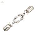 2Pcs Women Cardigan Sweater Blouse Shawl Clips Collar Clasps Dress Brooch Clip.