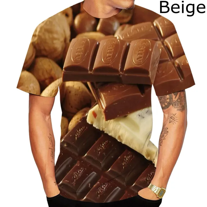 Funny%20Food%20Chocolate%20Sauce%20Harajuku%20T-shirt%20Casual%20Couples%20Tee%20Shirts%20Summer%20Fashion%20Women%20Men%203d%20Chocolates%20T%20Shirt%20-%20Image%203