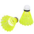 Plastic Badminton Cork - Pack Of 2 - Lightweight And Durable For Recreational Play.
