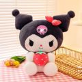 Kawaii Sanrio Plush Toys Dolls Cartoon Kuromi My Melody Strawberry Series Plushies Figure Children Cute Doll Birthday Gifts. 