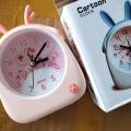 Cartoon Animal Alarm Clock Cute Personality Antlers Desktop Children Bedside Alarm Clock Candy Color Decorative Desk Clock - Wall Clock - Wall Clock - wall clock.